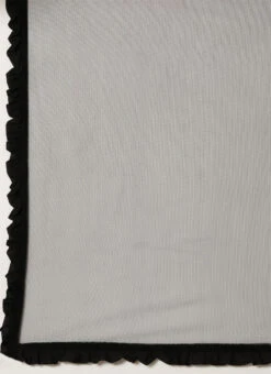 Dupatta From Dark Grey Georgette Sequins Embroidered N Black Net Lehenga After Six Wear -C Bazaar Shop Dark Grey Georgette Sequins Embroidered N Black Net Lehenga GHBS02210991 rrc3