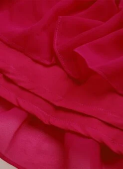 Skirt From Dark Pink Embroidered Georgette Lehenga After Six Wear 15 Skirt From Dark Pink Embroidered Georgette Lehenga After Six Wear -C Bazaar Shop Dark Pink Embroidered Georgette Lehenga GHBS02211043 rrc4