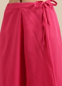 Dark Pink Saree N Embroidered Blouse Festive Wear -C Bazaar Shop Dark Pink Saree N Embroidered Blouse SABS02110003 rrc1