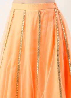 Dark Pink Sequins Tiered Style Lehenga Set Party Wear -C Bazaar Shop Dark Pink Sequins Tiered Style Lehenga Set GHBS02211204 rrc2 1