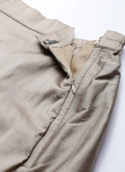 Dusty Gold Taffeta Skirt Festive Wear -C Bazaar Shop Dusty Gold Taffeta Skirt WBBS02307549 rrc1