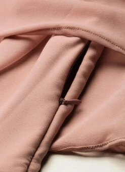 Dusty Pink Georgette Embroidered Dress Festive Wear -C Bazaar Shop Dusty Pink Georgette Embroidered Dress DRBS02211183 rrc3