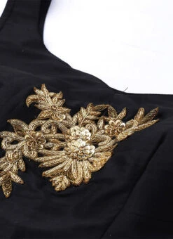 Embroidered Crop Top N Palazzo Bottom With Jacket Festive Wear 12 Embroidered Crop Top N Palazzo Bottom With Jacket Festive Wear -C Bazaar Shop Embroidered Crop Top N Palazzo Bottom With Jacket IWBS02001298 rrc2