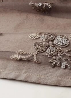 Embroidered Grey Boat Neck Kurti Festive Wear -C Bazaar Shop Embroidered Grey Boat Neck Kurti KRBS02307698 rrc4