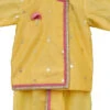 Yellow Art Silk Kurta Dhoti Set