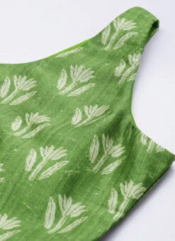 Bottom From Green Art Silk Digital Printed Co Ords Set After Six Wear -C Bazaar Shop Green Art Silk Digital Printed Co Ords Set IWBS02210899 rrc1