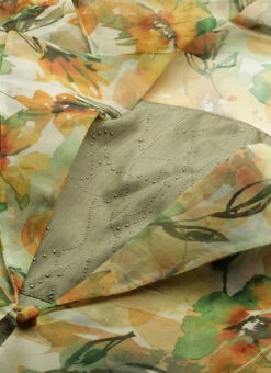 Green Art Silk Jumpsuit N Yellow Organza Jacket After Six Wear -C Bazaar Shop Green Art Silk Jumpsuit N Yellow Organza Jacket DRBS02301065 rrc1