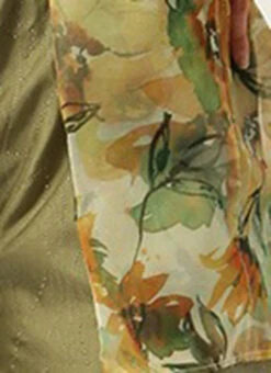 Green Art Silk Jumpsuit N Yellow Organza Jacket After Six Wear -C Bazaar Shop Green Art Silk Jumpsuit N Yellow Organza Jacket DRBS02301065 rrc3