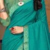 Green Art Silk Traditional Saree Party Wear