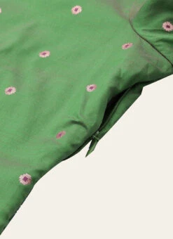 Green Brocade Kurta Festive Wear -C Bazaar Shop Green Brocade Kurta KRBS02306312 rrc3