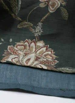 Green Chanderi Silk Puff Sleeve Dress After Six Wear 15 Green Chanderi Silk Puff Sleeve Dress After Six Wear -C Bazaar Shop Green Chanderi Silk Puff Sleeve Dress DRBS02201263 rrc4