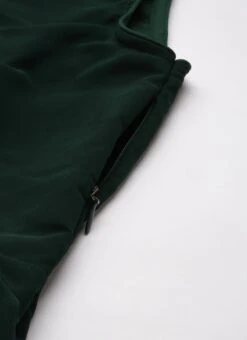 Green Cotton Embroidered Jacket Style Gown Festive Wear -C Bazaar Shop Green Cotton Embroidered Jacket Style Gown IWBS02301772 rrc3 1