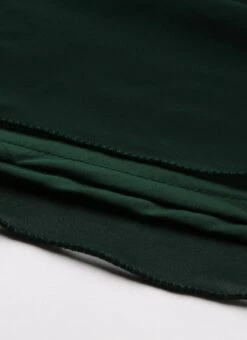 Green Cotton Embroidered Jacket Style Gown Festive Wear -C Bazaar Shop Green Cotton Embroidered Jacket Style Gown IWBS02301772 rrc4 1