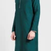 Green Dupion Silk Soild Plain Kurta
