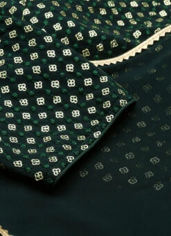 Green Embroidered Georgette Kali Flared Gown Party Wear -C Bazaar Shop Green Embroidered Georgette Kali Flared Gown IWBS02208519 rrc3