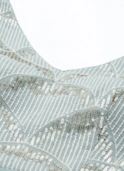 Green Embroidered Layered Gown Party Wear -C Bazaar Shop Green Embroidered Layered Gown IWBS02201250 rrc1