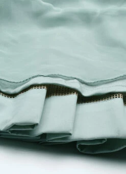 Green Embroidered Layered Gown Party Wear -C Bazaar Shop Green Embroidered Layered Gown IWBS02201250 rrc4