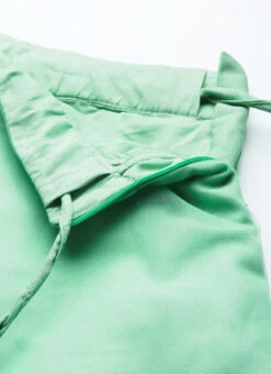 Green Embroidered Ruffles Lehenga Set Festive Wear -C Bazaar Shop Green Embroidered Ruffles Lehenga Set GHBS02104322 rrc2