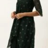 Dupatta From Green Embroidered Salwar Set After Six Wear