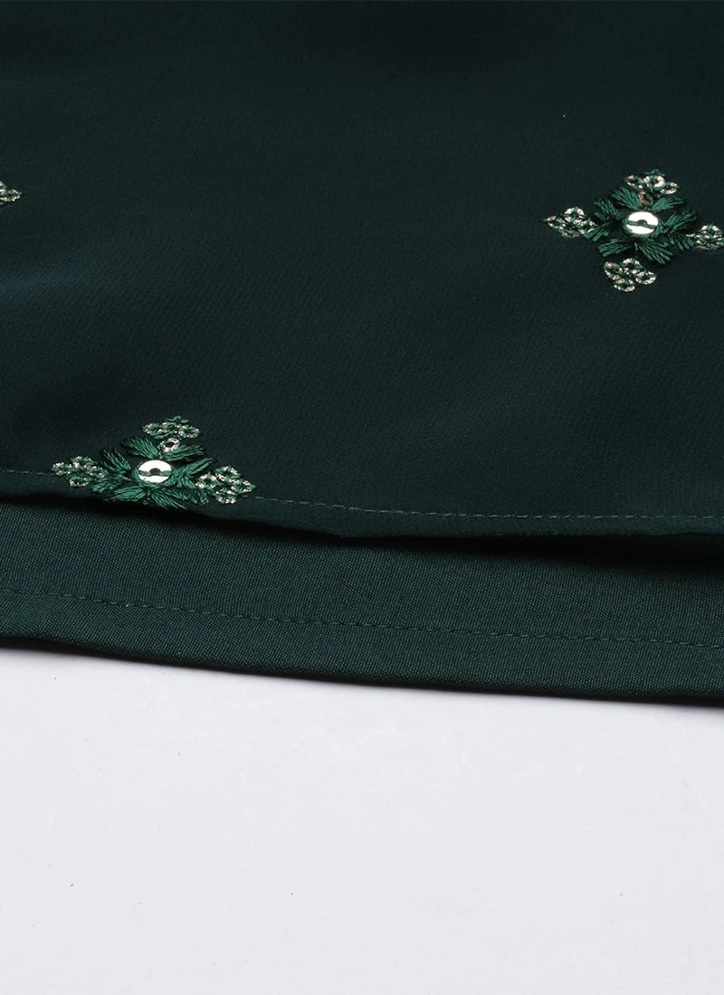 Dupatta From Green Embroidered Salwar Set After Six Wear 8 Dupatta From Green Embroidered Salwar Set After Six Wear - Image 8