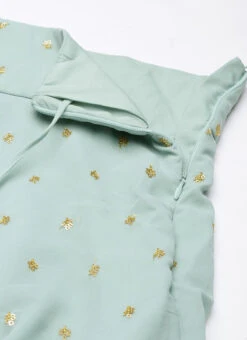 Skirt From Green Georgette Embroidered Crop Top N Skirt Set After Six Wear 15 Skirt From Green Georgette Embroidered Crop Top N Skirt Set After Six Wear -C Bazaar Shop Green Georgette Embroidered Crop Top N Skirt Set IWBS02302445 rrc4