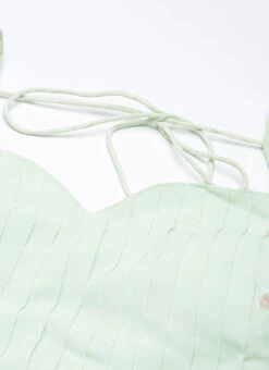 Skirt From Green Georgette Embroidered Crop Top Skirt Set After Six Wear -C Bazaar Shop Green Georgette Embroidered Crop Top Skirt Set IWBS02305171 rrc1