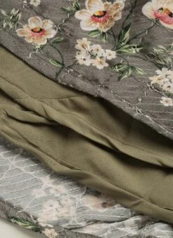 Green Georgette Printed Lehenga Set Party Wear Festive Wear -C Bazaar Shop Green Georgette Printed Lehenga Set GHBS02211057 rrc4