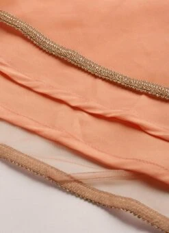 Dupatta From Green Georgette Sequins N Peach Net Lehenga After Six Wear 15 Dupatta From Green Georgette Sequins N Peach Net Lehenga After Six Wear -C Bazaar Shop Green Georgette Sequins N Peach Net Lehenga GHBS02210904 rrc4