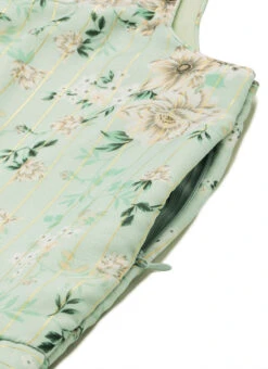 Green Muslin Digital Printed Strap Neck Dress After Six Wear -C Bazaar Shop Green Muslin Digital Printed Strap Neck Dress DRBS02201283 rrc3