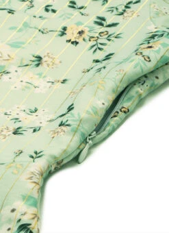 Green Muslin Printed Calf Length Kurta Set After Six Wear -C Bazaar Shop Green Muslin Printed Calf Length Kurta Set KSBS02108637 rrc3