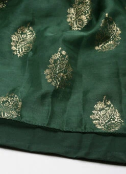 Green N Gold Organza Embroidered Lehenga Festive Wear -C Bazaar Shop Green N Gold Organza Embroidered Lehenga GHBS02209742 rrc4