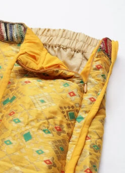 Skirt From Green N Yellow Jacquard Skirt Set After Six Wear -C Bazaar Shop Green N Yellow Jacquard Skirt Set IWBS02301972 rrc2