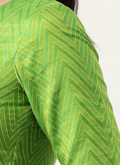 Green Patola Blouse Festive Wear 14 Green Patola Blouse Festive Wear -C Bazaar Shop Green Patola Blouse BLBS02303837 rrc3