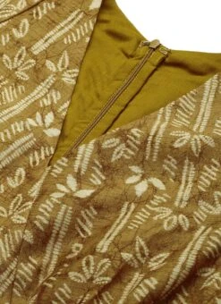 Green Printed Art Silk Mini Dress After Six Wear -C Bazaar Shop Green Printed Art Silk Mini Dress DRBS02208438 rrc1