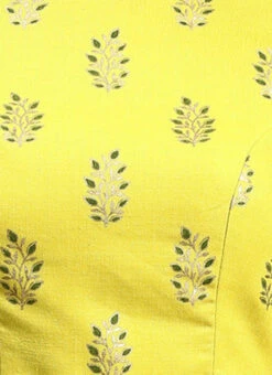 Green Printed Cotton Blouse Festive Wear -C Bazaar Shop Green Printed Cotton Blouse BLBS02303848 rrc4