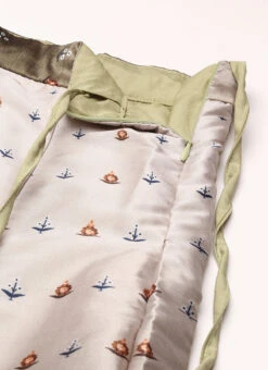 Green Taffeta Digital Print Kali Lehenga Festive Wear -C Bazaar Shop Green Taffeta Digital Print Kali Lehenga GHBS02208493 rrc2