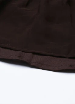 Grey Modal N Brown Geogette Gathers Dress Party Wear 11 Grey Modal N Brown Geogette Gathers Dress Party Wear -C Bazaar Shop Grey Modal N Brown Geogette Gathers Dress DRBS02105358 rrc2