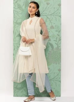 Bottom From Grey N White Sequin Embroidered Straight Pant Suit After Six Wear 10 Bottom From Grey N White Sequin Embroidered Straight Pant Suit After Six Wear -C Bazaar Shop Grey N White Sequin Embroidered Straight Pant Suit SLBS02302146 u 1