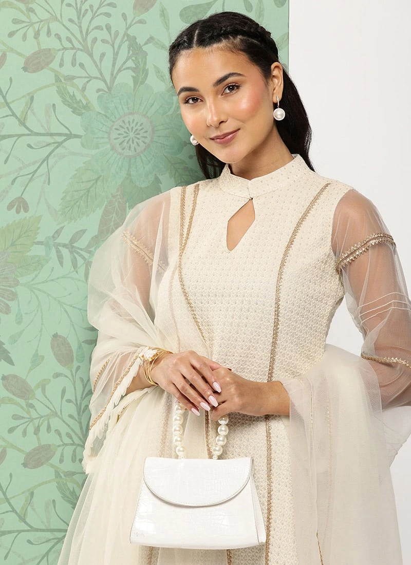 Bottom From Grey N White Sequin Embroidered Straight Pant Suit After Six Wear 5 Bottom From Grey N White Sequin Embroidered Straight Pant Suit After Six Wear - Image 5