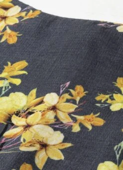 Grey N Yellow Printed Rayon Boat Neck Kurta Set After Six Wear 12 Grey N Yellow Printed Rayon Boat Neck Kurta Set After Six Wear -C Bazaar Shop Grey N Yellow Printed Rayon Boat Neck Kurta Set KSBS02009855 rrc1