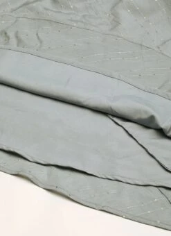 Grey Nylon Sequins Embroidered Jumpsuit After Six Wear -C Bazaar Shop Grey Nylon Sequins Embroidered Jumpsuit DRBS02212507 rrc4 1