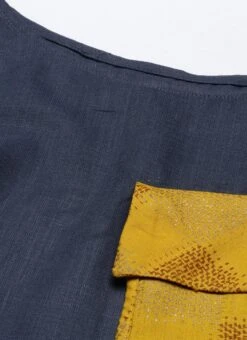 Grey Rayon N Mustard Printed Boat Neck Dress Party Wear 12 Grey Rayon N Mustard Printed Boat Neck Dress Party Wear -C Bazaar Shop Grey Rayon N Mustard Printed Boat Neck Dress DRBS02105392 rrc1