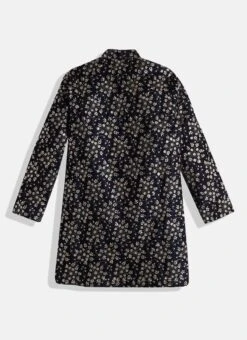 Kids Boys Beige N Blue Embroidered Kurta Set Festive Wear -C Bazaar Shop Kids Boys Beige N Blue Embroidered Kurta Set KDBKPBS02009890 rrc3