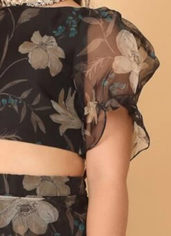 Skirt From Kids Girls Black Organza Printed Co Ords Set After Six Wear 12 Skirt From Kids Girls Black Organza Printed Co Ords Set After Six Wear -C Bazaar Shop Kids Girls Black Organza Printed Co Ords Set KDGIWBS02302275 rrc3