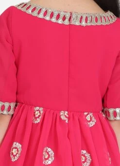 Bottom From Kids Girls Dark Pink Georgette Embroidered Gharara Suit Set After Six Wear 11 Bottom From Kids Girls Dark Pink Georgette Embroidered Gharara Suit Set After Six Wear -C Bazaar Shop Kids Girls Dark Pink Georgette Embroidered Gharara Suit Set KDGSLBS02212480 rrc2 1