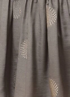 Dupatta From Kids Girls Grey Art Silk Foil Print Gharara Set After Six Wear -C Bazaar Shop Kids Girls Grey Art Silk Foil Print Gharara Set KDGSLBS02301113 rrc4 2