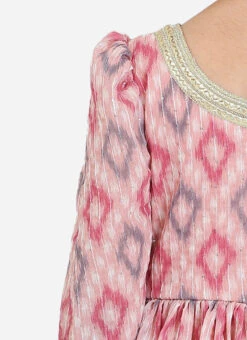 Bottom From Kids Girls Multicolored Digital Printed Georgette Co Ords Set After Six Wear -C Bazaar Shop Kids Girls Multicolored Digital Printed Georgette Co Ords Set KDGIWBS02211225 rrc3