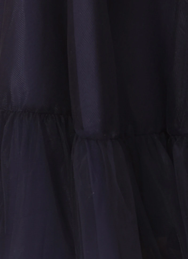 Skirt From Kids Girls Pink Embroidered Georgette N Blue Net Lehenga After Six Wear 7 Skirt From Kids Girls Pink Embroidered Georgette N Blue Net Lehenga After Six Wear - Image 7