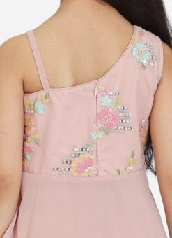 Top From Kids Girls Pink Net Embroidered Palazzo Set After Six Wear -C Bazaar Shop Kids Girls Pink Net Embroidered Palazzo Set KDGIWBS02301664 rrc2