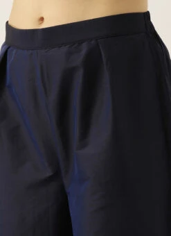 Lilac Hint Silk N Teal Blue Taffeta Kurta Set Festive Wear -C Bazaar Shop Lilac Hint Silk N Teal Blue Taffeta Kurta Set KSBS02104311 rrc2